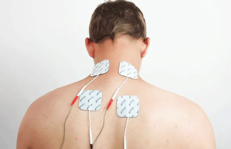 TENS unit placement for neck pain
