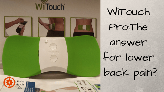 WiTouch pro review: The answer for lower back pain?