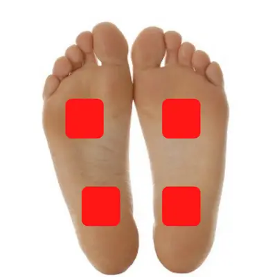 tens placement plantar fasciitis